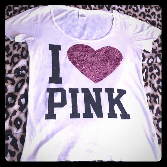 *SOLD* VS PINK Bling shirt - Picture 2 of 5